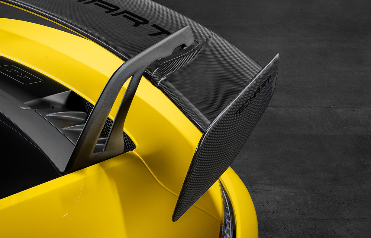 Techart Carbon Fiber Wing Endplates : Suncoast Porsche Parts